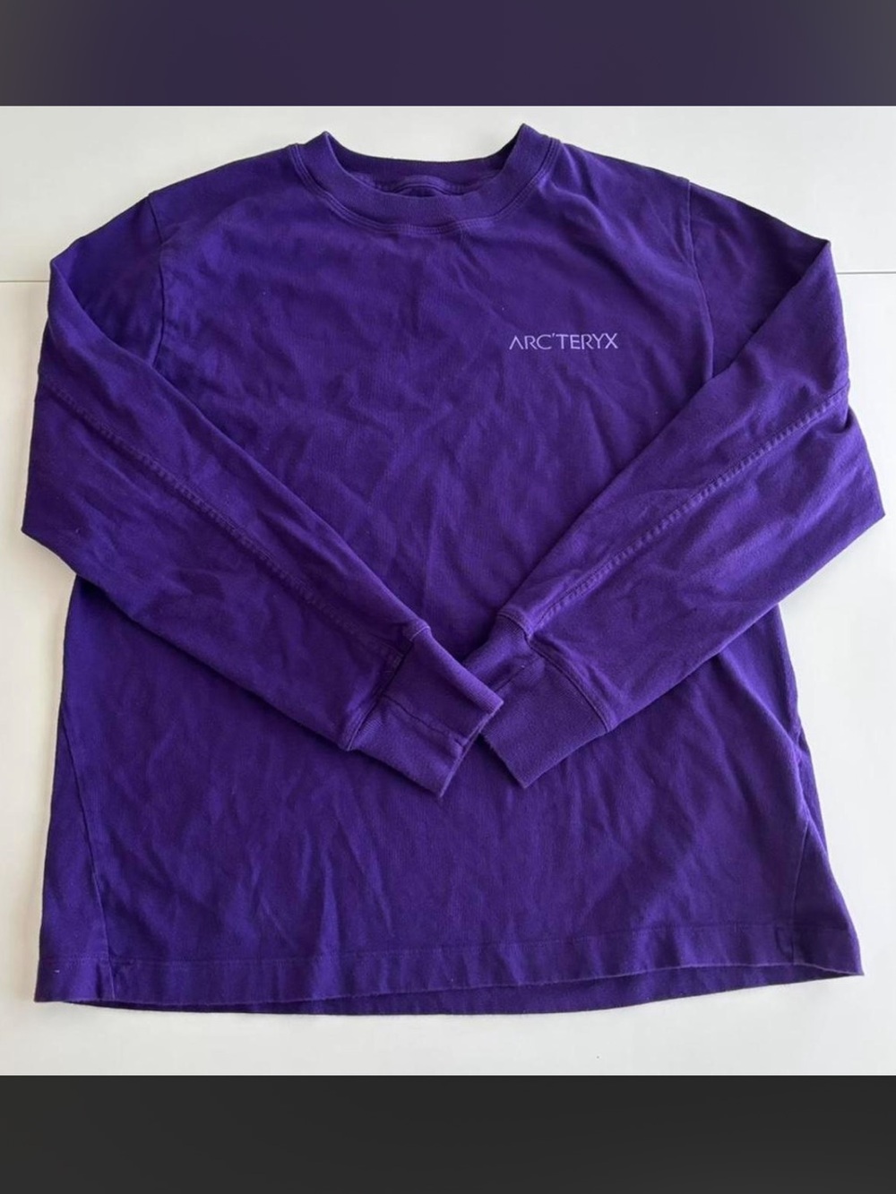 Arc'teryx kragg Cotton Long Sleeve Crew Shirt - Purple